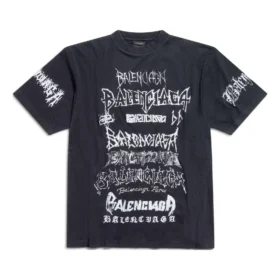 T-shirt in metallo fai da te “Black White” 641675TPVO31569