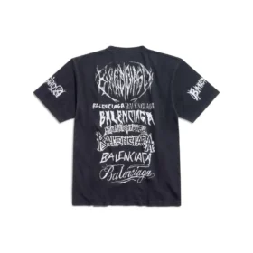T-shirt in metallo fai da te “Black White” 641675TPVO31569
