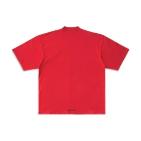T-shirt Je t’aime, vestibilità larga “Rosso” 744439TOVM75871