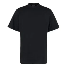 T-shirt lunga con orlo posteriore, vestibilità squadrata “Black” 681045TLVH91070