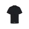 T-shirt lunga con orlo posteriore, vestibilità squadrata “Black” 681045TLVH91070