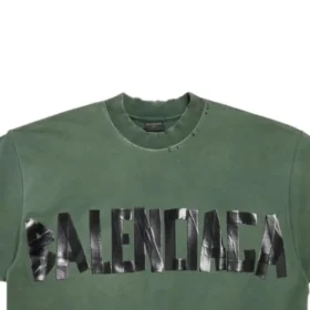 T-shirt New Tape Type, vestibilità media “Verde scuro” 739784TQVQ83004