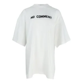 T-shirt “No Comment” “Bianco” 684155TLVG30330