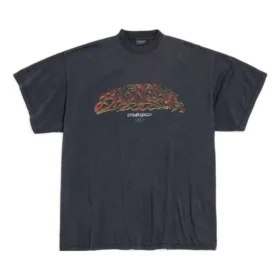 T-shirt “Offshore” oversize “Black Faded” 739028TPVM81568