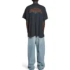 T-shirt “Offshore” oversize “Black Faded” 739028TPVM81568