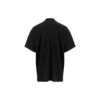 T-shirt oversize a girocollo in rete “Nera” 694576TMVD41000