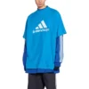 T-shirt oversize Balenciaga x adidas “Blue” 731769TNVP34024