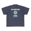 T-shirt oversize College Crest “Navy” 694576TMV954140