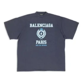 T-shirt oversize College Crest “Navy” 694576TMV954140