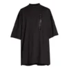 T-shirt oversize con etichetta della taglia “Black” 720209TNVE41000