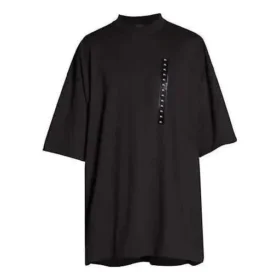 T-shirt oversize con etichetta della taglia “Black” 720209TNVE41000