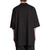 T-shirt oversize con etichetta della taglia “Black” 720209TNVE41000