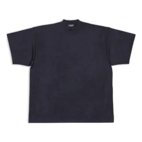 T-shirt oversize con linguetta “Black” 694576TMVJ21151