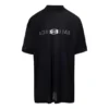 T-shirt oversize con logo AI rovesciato “Black Faded” 787358TQVJ41569