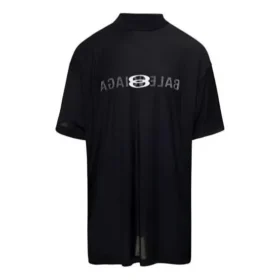 T-shirt oversize con logo AI rovesciato “Black Faded” 787358TQVJ41569
