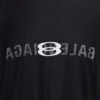 T-shirt oversize con logo AI rovesciato “Black Faded” 787358TQVJ41569