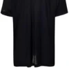T-shirt oversize con logo AI rovesciato “Black Faded” 787358TQVJ41569