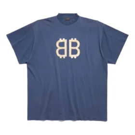 T-shirt oversize Crypto “Blu” 739028TOVU64108