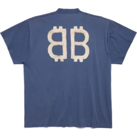T-shirt oversize Crypto “Blu” 739028TOVU64108