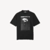 T-shirt oversize da uomo “The Song of the Highest Tower” in nero