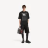 T-shirt oversize da uomo “The Song of the Highest Tower” in nero
