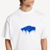 T-shirt oversize da uomo “Wet Brush” in bianco T-shirt oversize da uomo “Wet Brush” in bianco