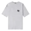 T-shirt oversize dell’FBI “Grigio melange nero” 681314TLVG91380