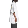 T-shirt oversize in cotone Pride 22 “Bianco Nero” 694576TMVO20904