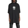 T-shirt oversize in cotone Pride 22 “Black White” 694576TMVO21070