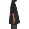 T-shirt oversize in cotone Pride 22 “Black White” 694576TMVO21070