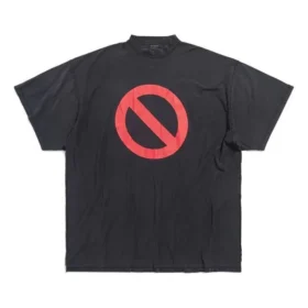 T-shirt oversize Inside-out della serie Bfrnd “Black Faded” 787358TQVG81083