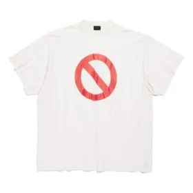 T-shirt oversize rovesciata della serie Bfrnd “Off White” 787358TQVG89016