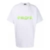 T-shirt oversize Slime “Grigio-Verde” 676589TLVF11203