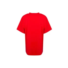 T-shirt oversize Slime “Rosso Bianco” 676589TLVF16407