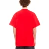 T-shirt oversize Slime “Rosso Bianco” 676589TLVF16407