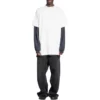 T-shirt Oversized con fori “White” 761460TPVD49000