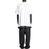 T-shirt Oversized con fori “White” 761460TPVD49000