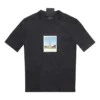 T-shirt Paris By Day Tight Small Fit “Black Faded” 745019TOVC71055