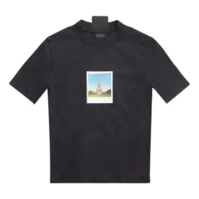 T-shirt Paris By Day Tight Small Fit “Black Faded” 745019TOVC71055