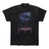 T-shirt Paris Moon Oversized “Black Faded” 739028TOVE41055