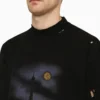 T-shirt Paris Moon Oversized “Black Faded” 739028TQVX61055