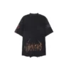 T-shirt Paris Moon Upside Down Oversize “Black Faded” 698811TOVT31055