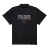 T-shirt Paris Strass Oversized “Black” 787349TRVL51000