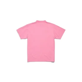 T-shirt Paris Strass, vestibilità slim, “Pink Faded” 809122TRVL59568