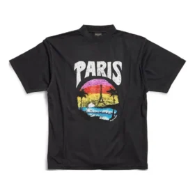 T-shirt Paris Tropical, vestibilità media “Nero” 764235TPVL91569