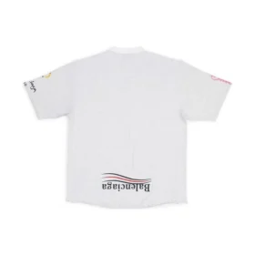 T-shirt Paris Upside Down Oversize “White” 698811TMVC9900
