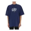 T-shirt Pride, vestibilità squadrata “Navy” 651795TLV938561
