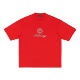T-shirt Qixi Crest, vestibilità media “Rosso” 612966TMVL46971