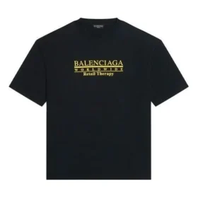 T-shirt Retail Therapy, vestibilità media “Black Yellow” 612966TLVB11361
