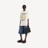 T-shirt sagomata da donna “Salon de Couture” color crema T-shirt sagomata da donna “Salon de Couture” color crema